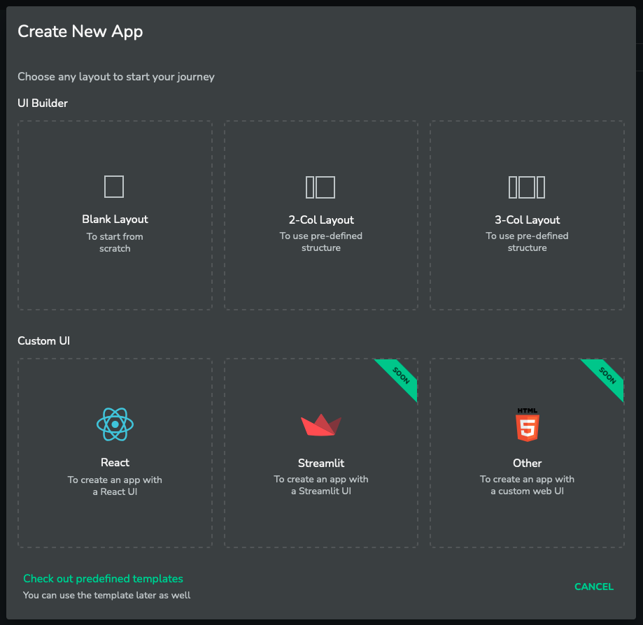 Creating Custom UI application