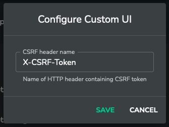 Creating Custom UI application